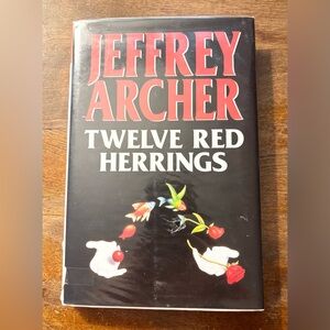 Twelve Red Herrings by Jeffrey Archer Large Print Hardcover guc